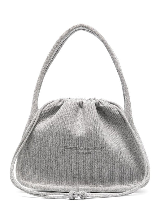 Grey Ryan Reflective Shoulder Bag