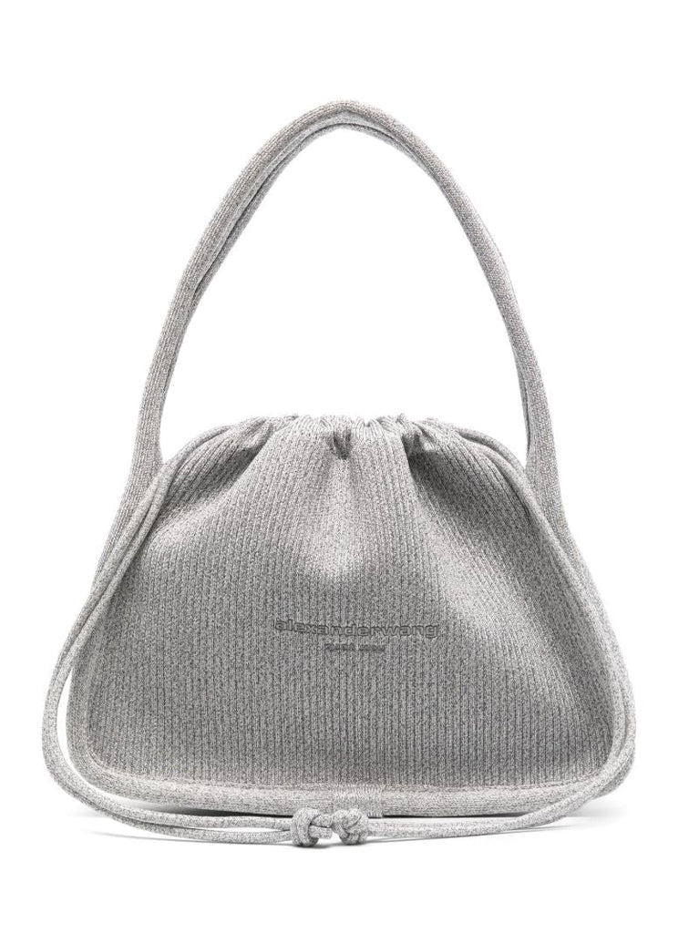 Grey Ryan Reflective Shoulder Bag