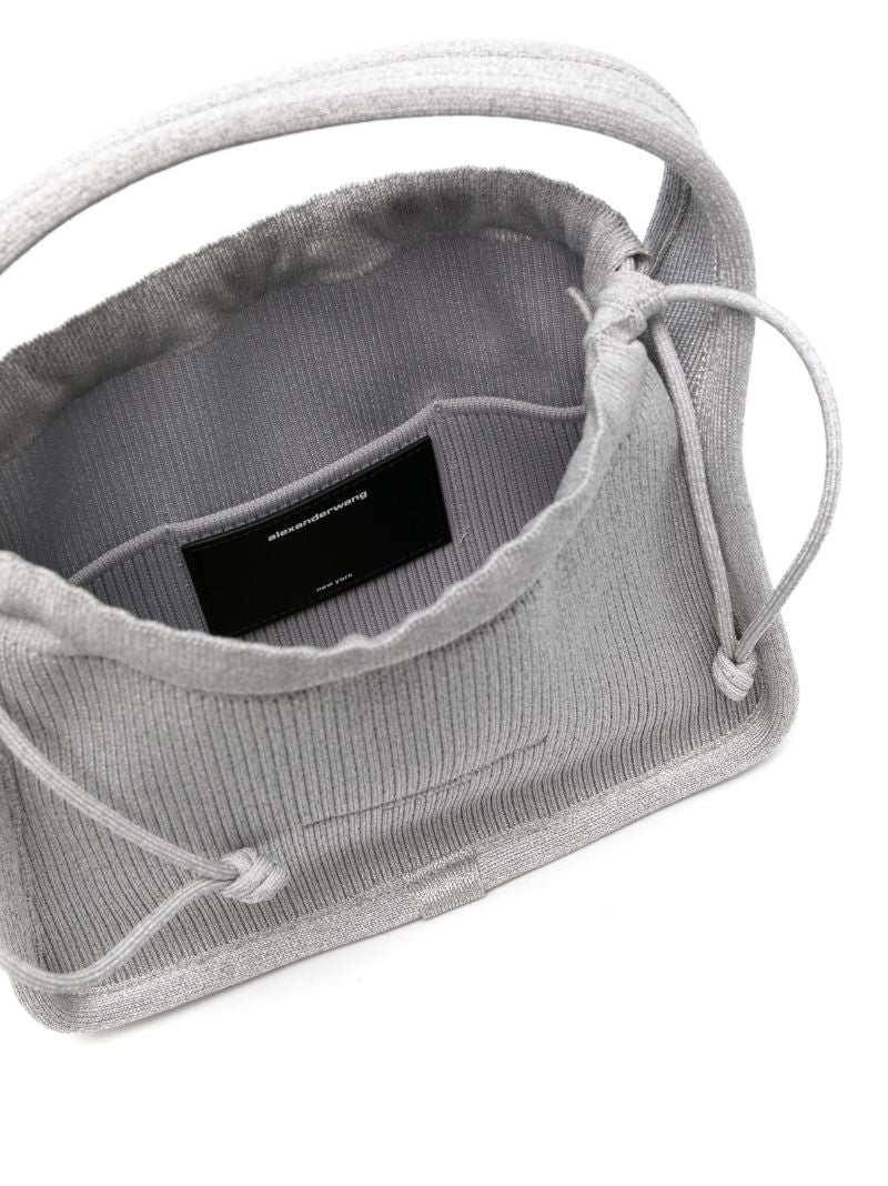 Grey Ryan Reflective Shoulder Bag