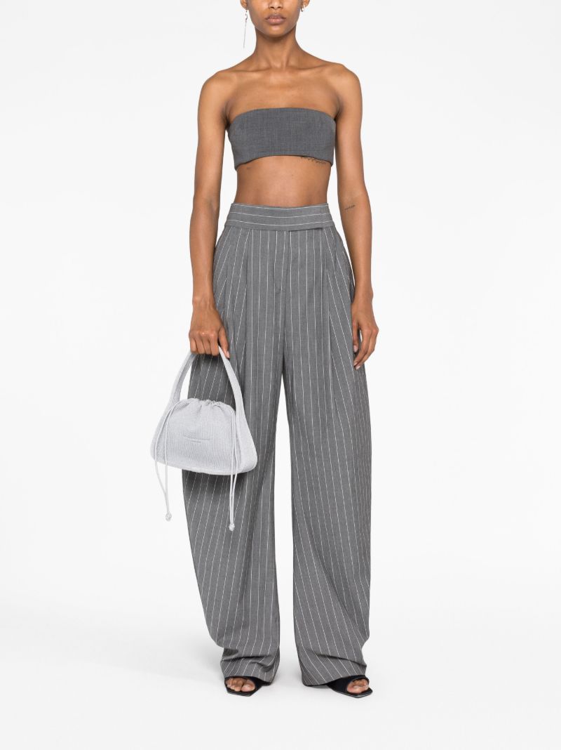 Grey Ryan Reflective Shoulder Bag