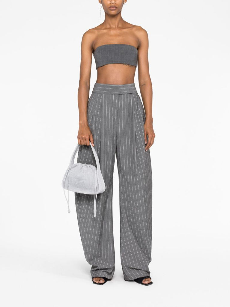 Grey Ryan Reflective Shoulder Bag