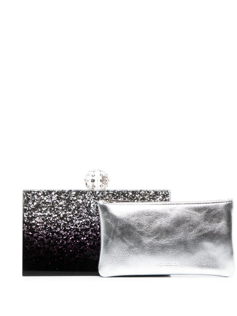 Black Tequila Crystal Clutch Bag