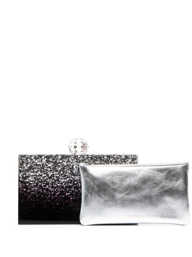 Black Tequila Crystal Clutch Bag