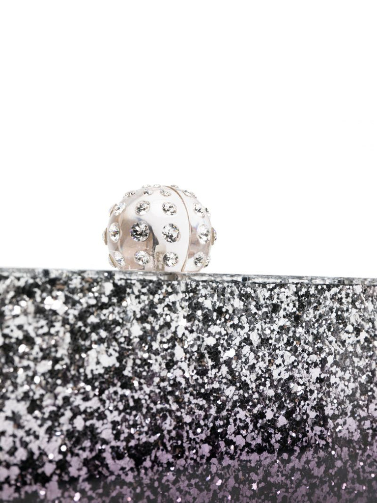 Black Tequila Crystal Clutch Bag