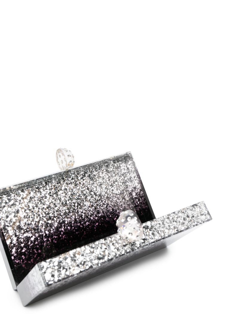 Black Tequila Crystal Clutch Bag