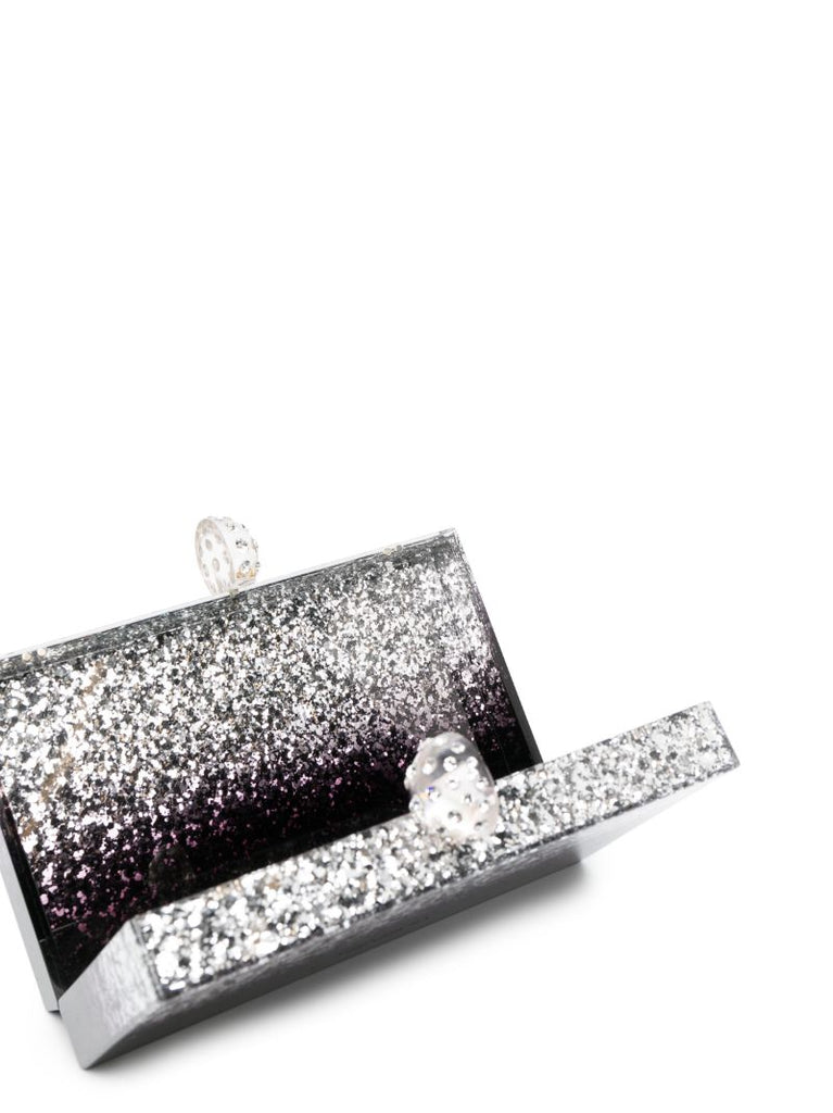 Black Tequila Crystal Clutch Bag