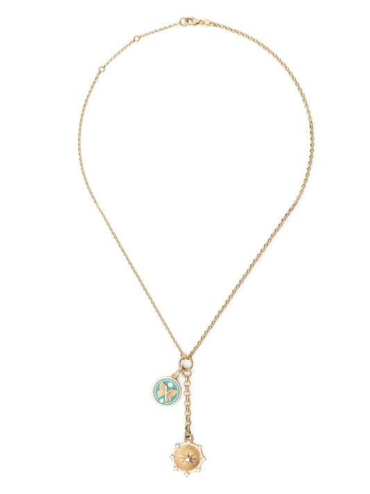 18k Yellow Gold True Love & Reverie Diamond Necklace