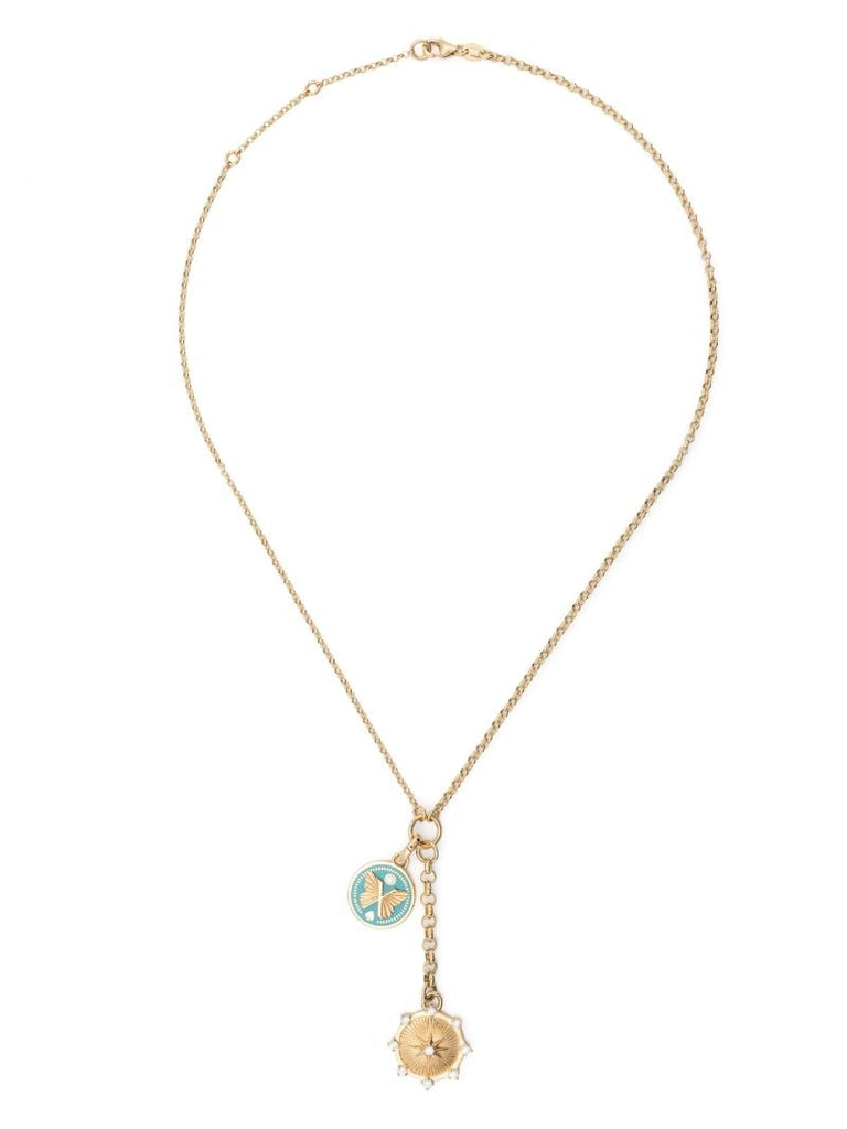 18k Yellow Gold True Love & Reverie Diamond Necklace