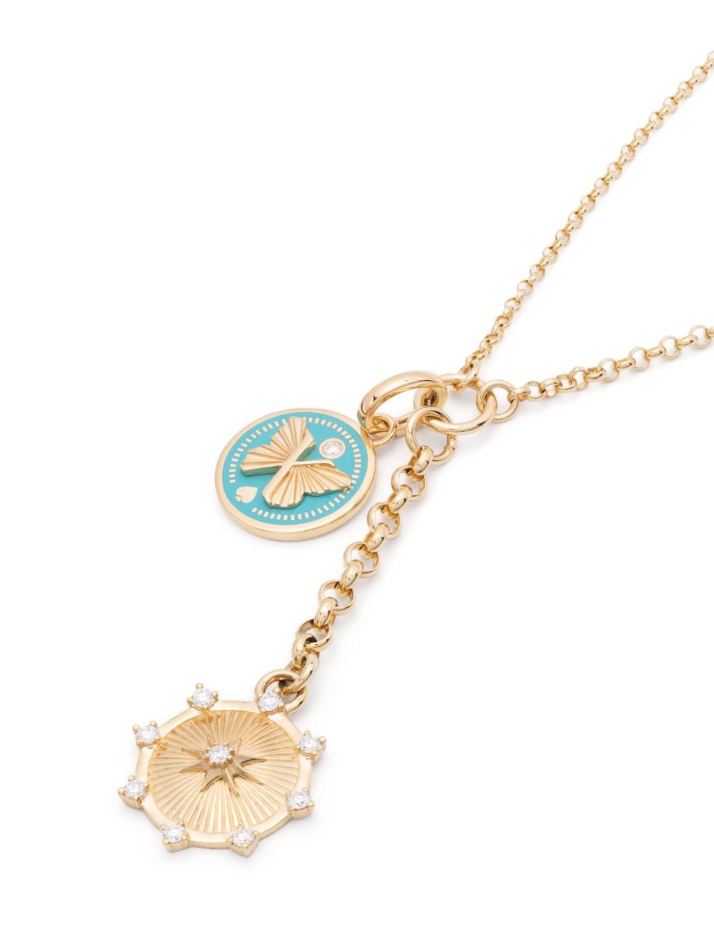 18k Yellow Gold True Love & Reverie Diamond Necklace