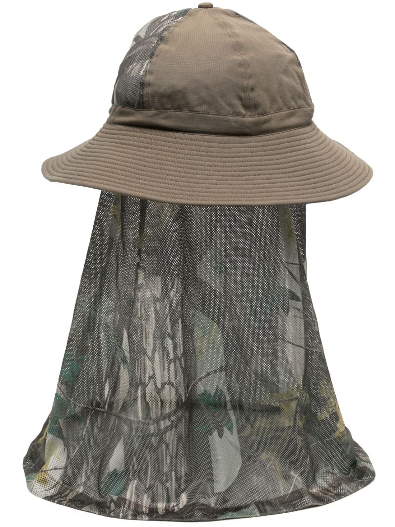 Green Printed Insect Shield Bucket Hat