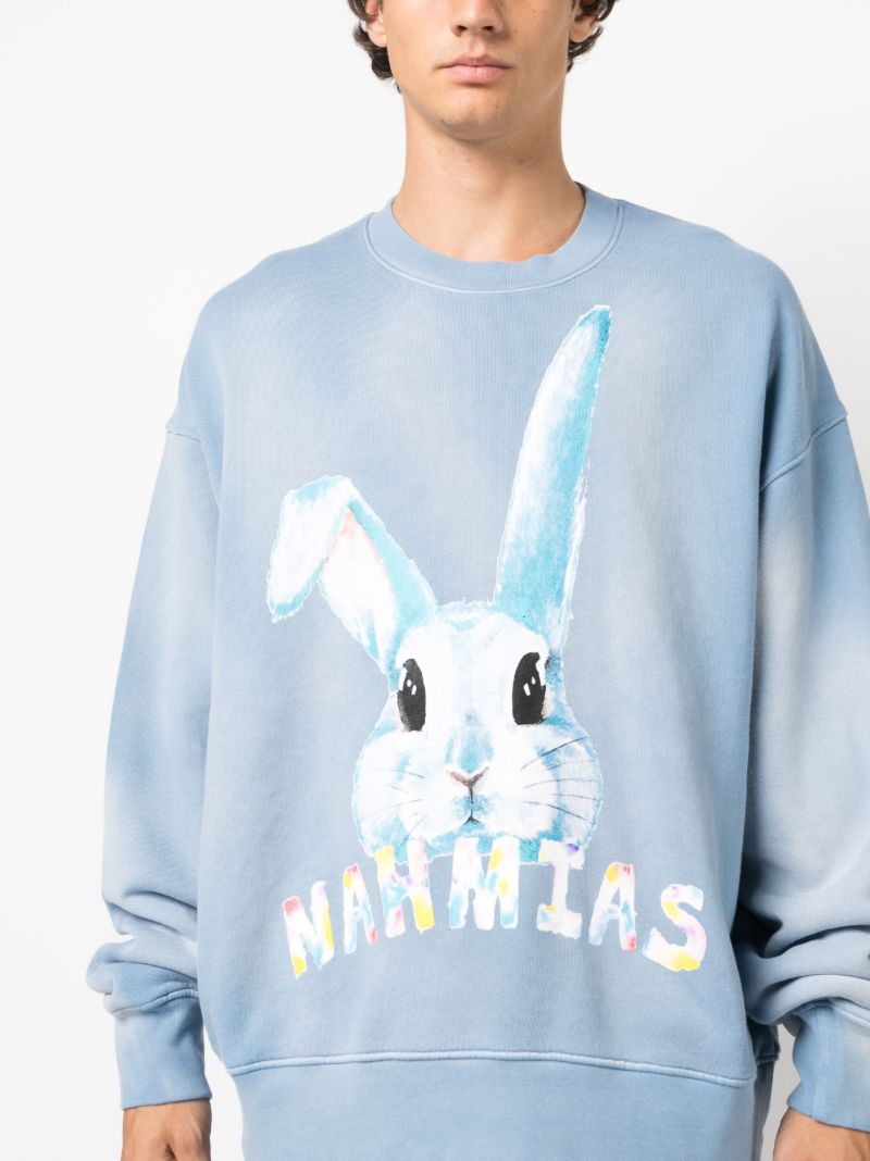 Blue Bunny Cotton Sweatshirt