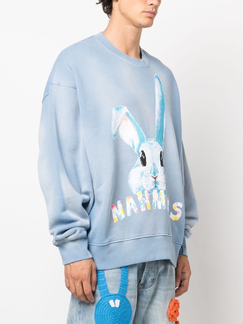 Blue Bunny Cotton Sweatshirt