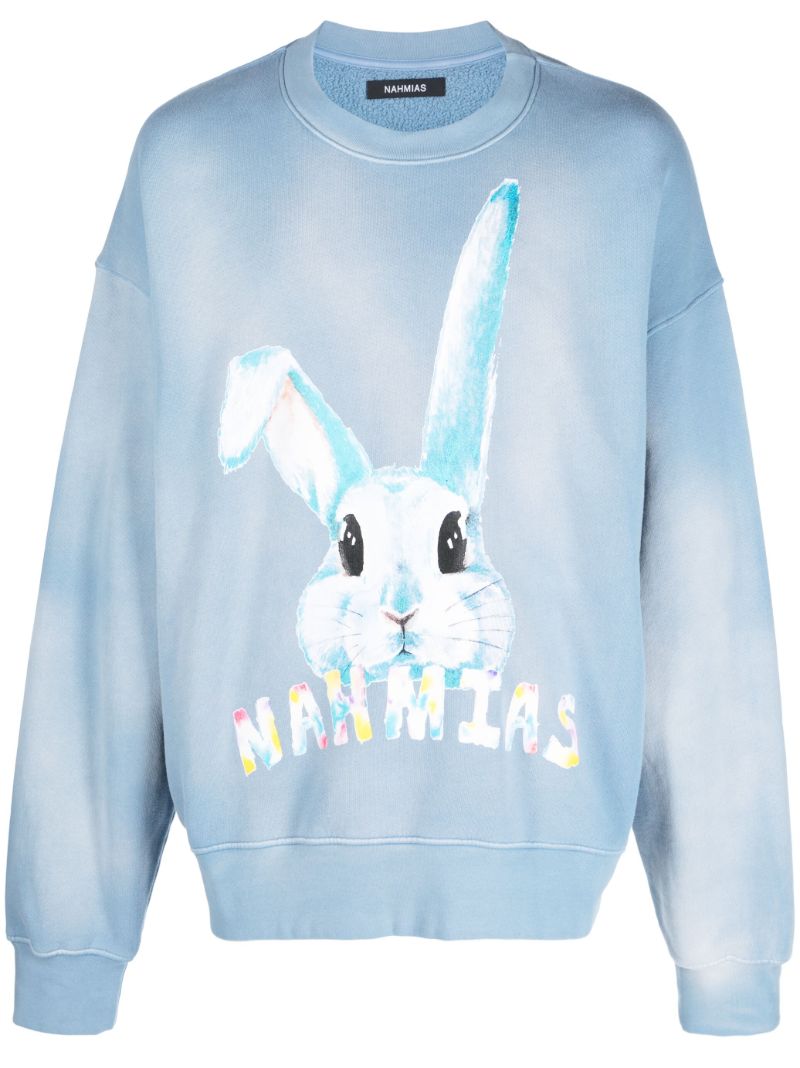 Blue Bunny Cotton Sweatshirt