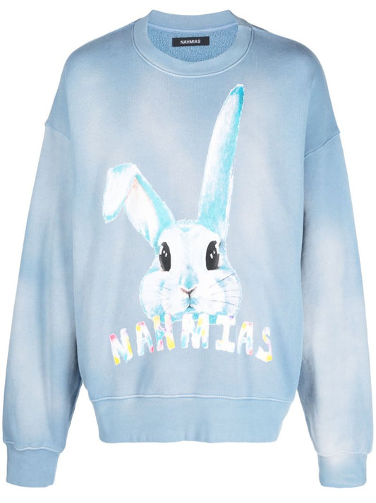 Blue Bunny Cotton Sweatshirt