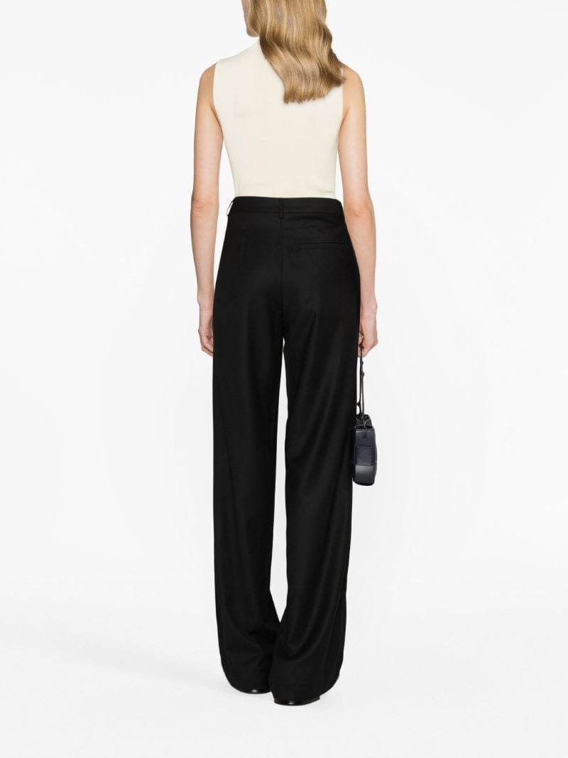 Black Tio Wide-leg Wool Trousers