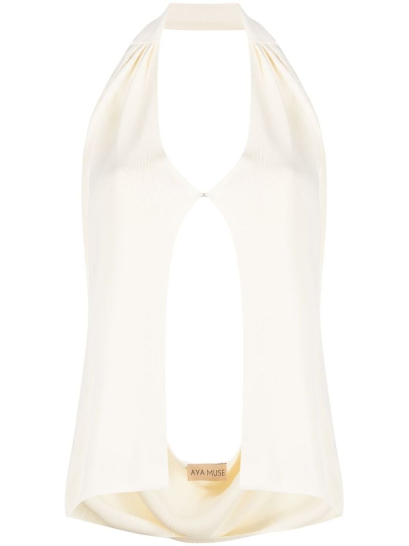 Neutral Tio Open-back Top