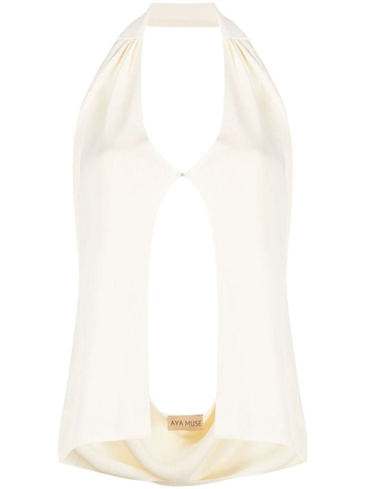 Neutral Tio Open-back Top