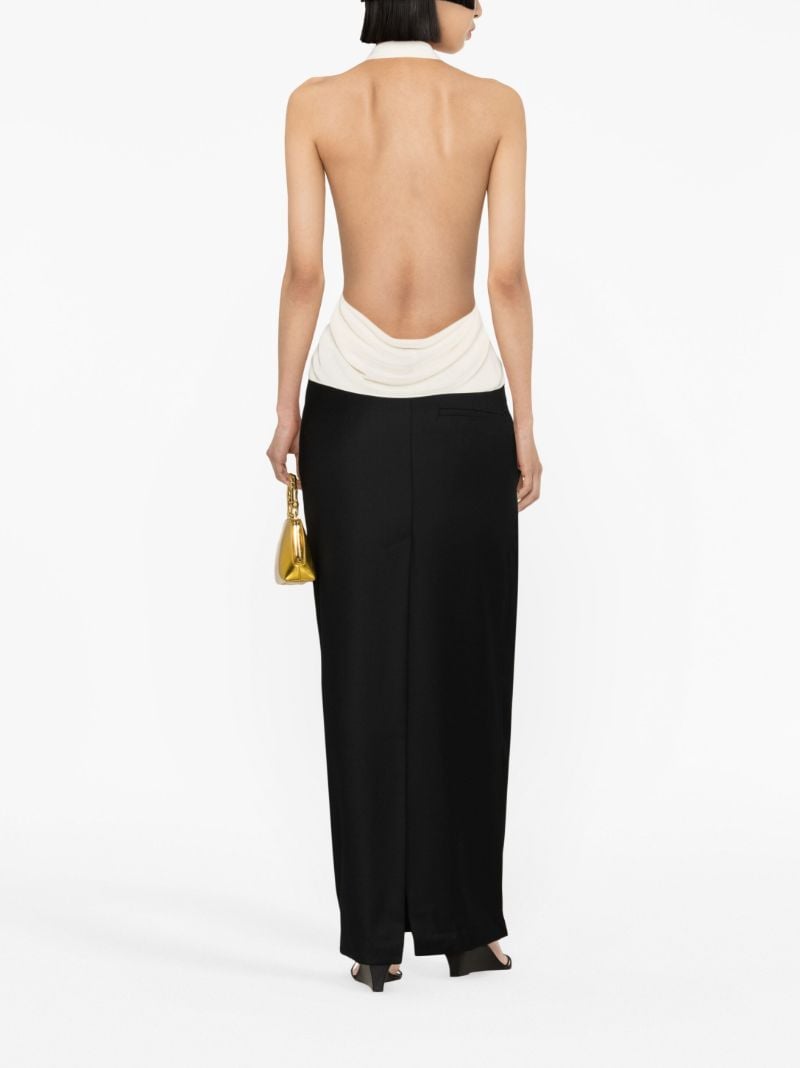 Neutral Tio Open-back Top