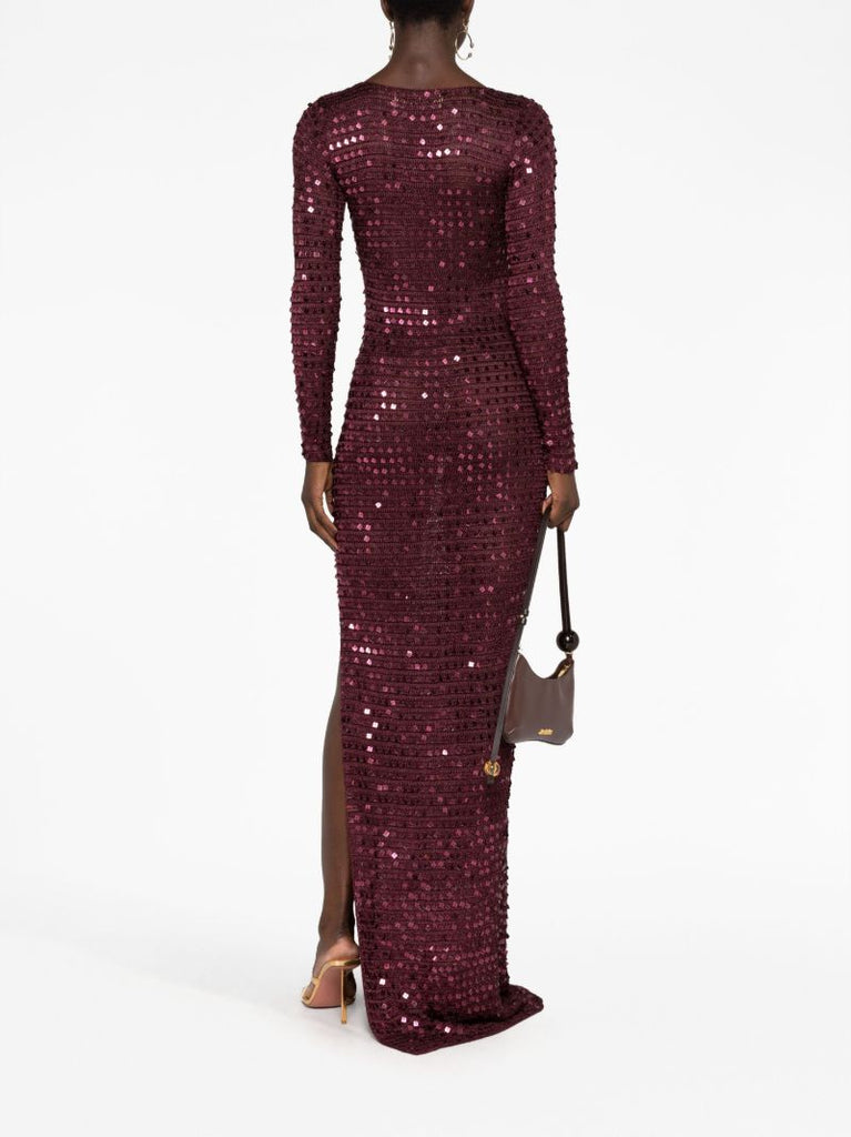 Red Chyha Embellished Maxi Dress