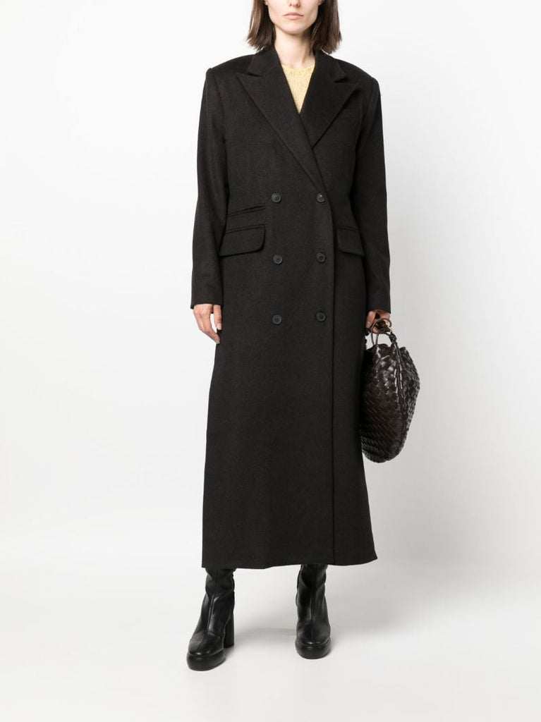 Brown Double-breasted Coat