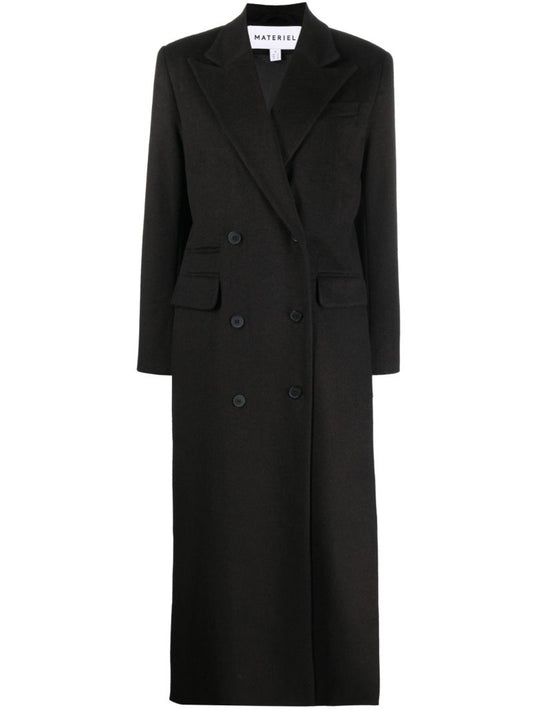 Brown Double-breasted Coat