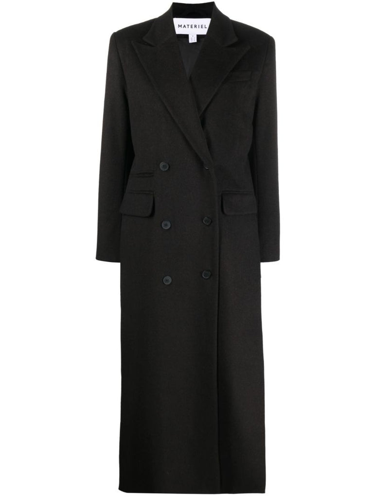 Brown Double-breasted Coat