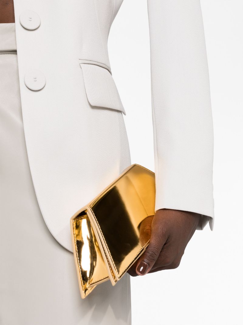Gold Superamini Yigit Clutch Bag