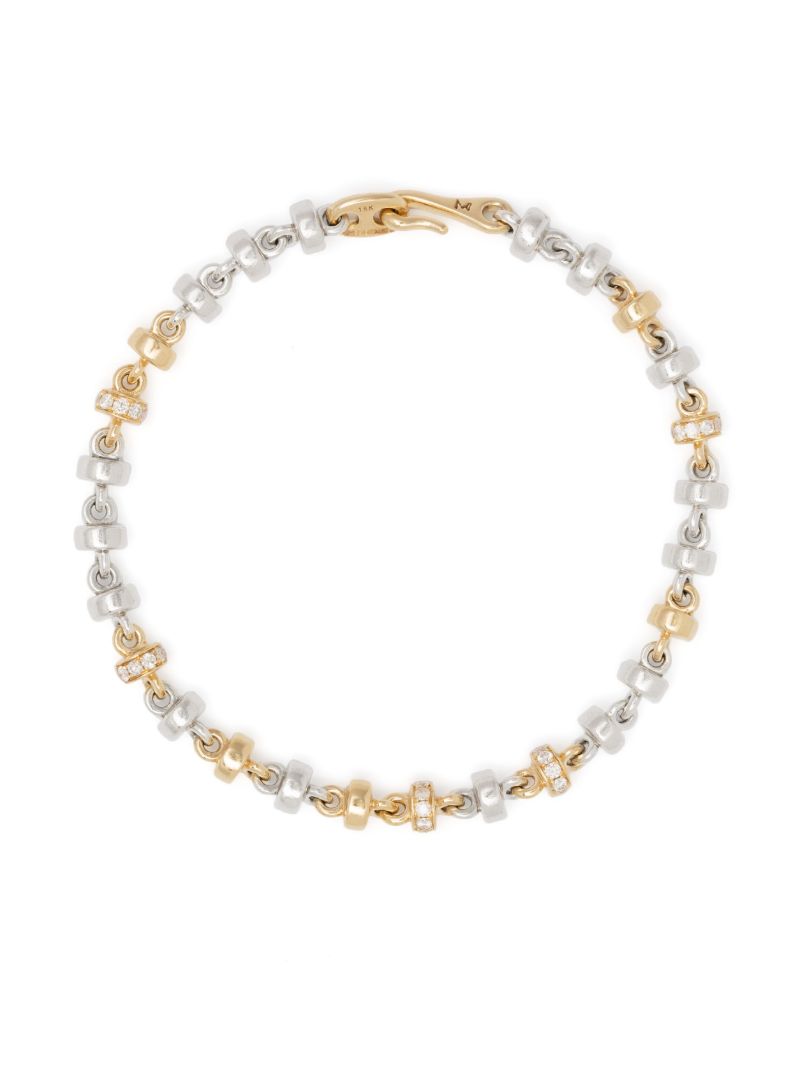 18k Yellow Gold Diamond Bracelet