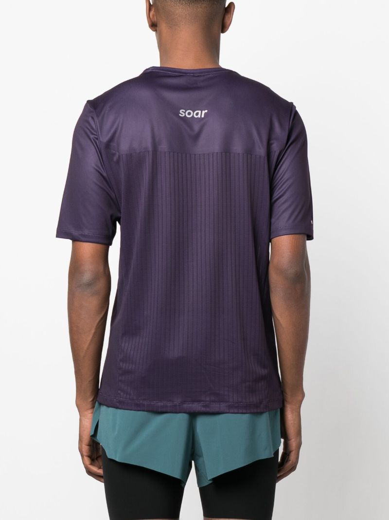 Purple Hot Weather Short-sleeve T-shirt