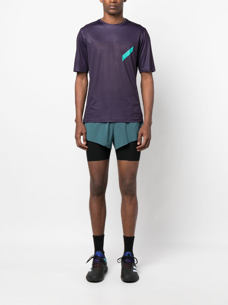 Purple Hot Weather Short-sleeve T-shirt