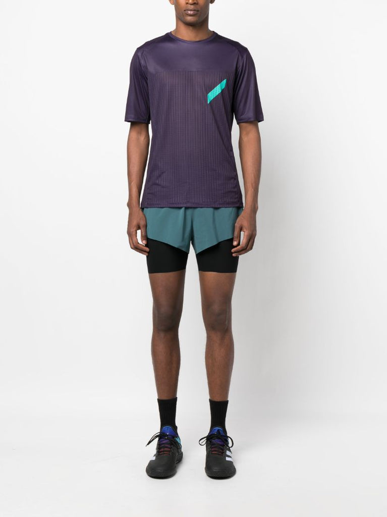 Purple Hot Weather Short-sleeve T-shirt