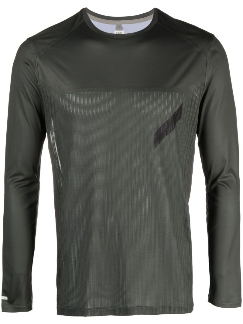 Green Hot Weather Long-sleeve T-shirt