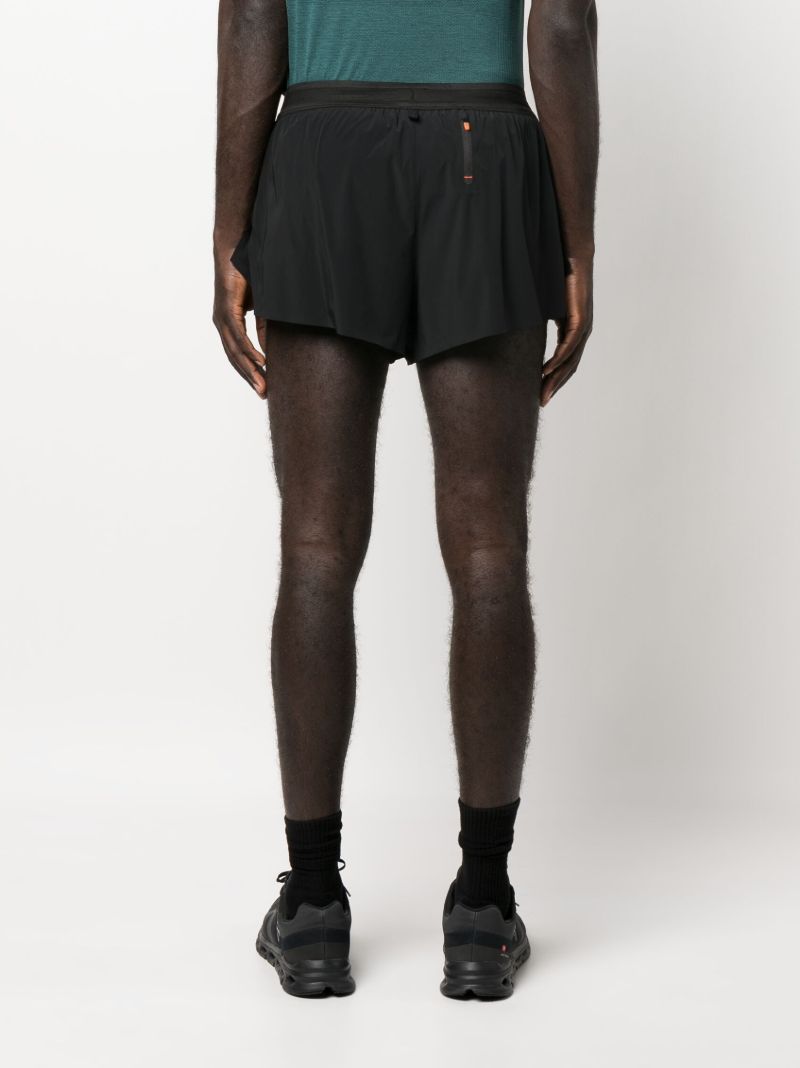Black Split Shorts