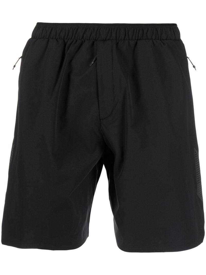 Black Pre Post Running Shorts