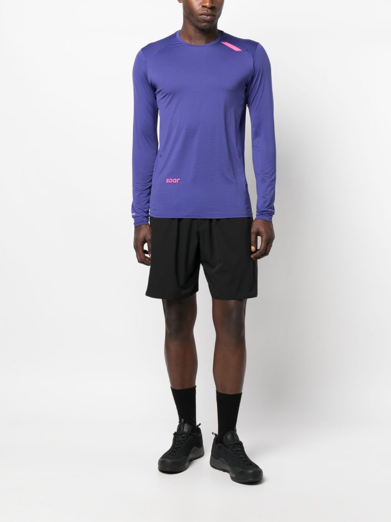 Black Pre Post Running Shorts