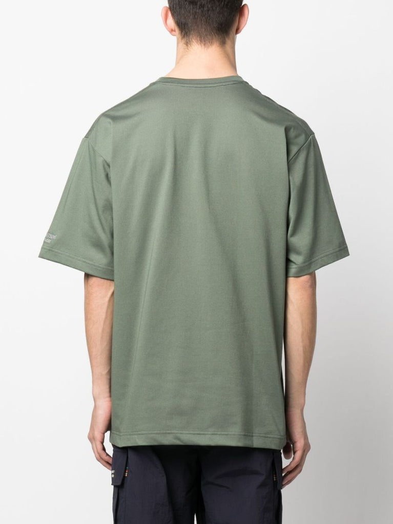 X Maison KitsunÃ_x0083_Â© Green Triangle T-shirt