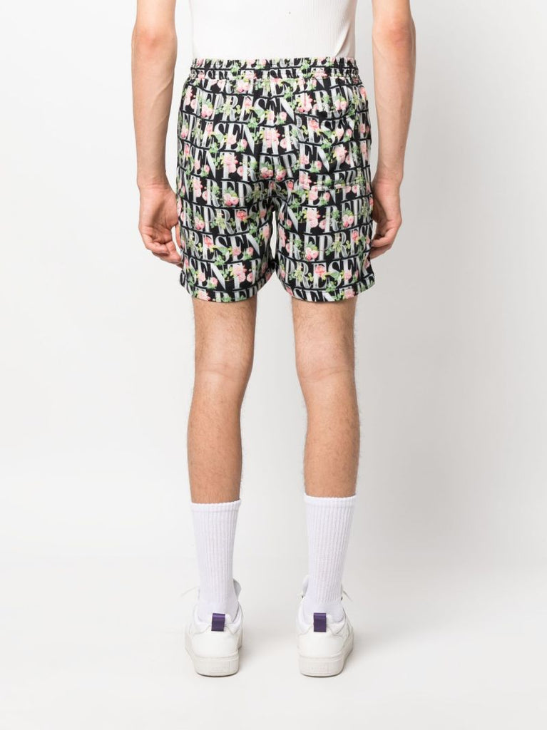 Black Logo-print Shorts