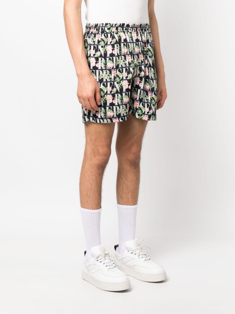 Black Logo-print Shorts