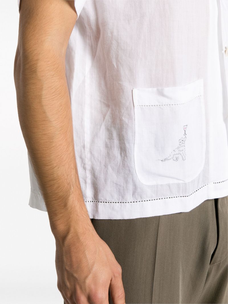 White Party Trick Short-sleeve Shirt