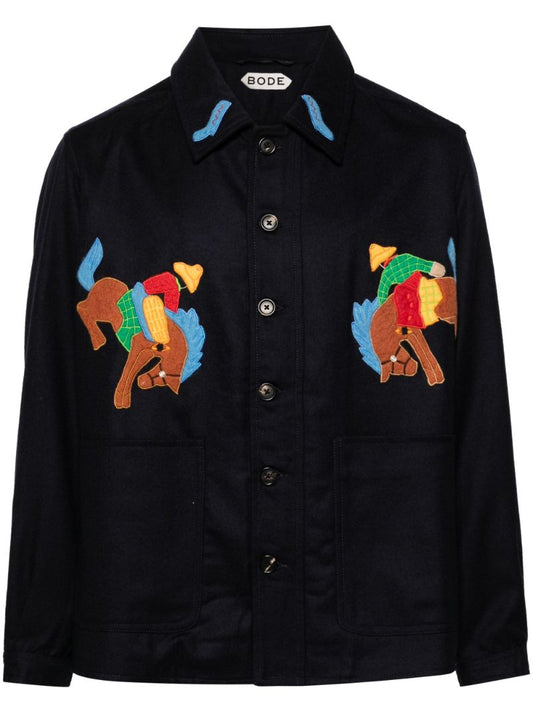 Blue Rodeo Franck Wool Shirt Jacket