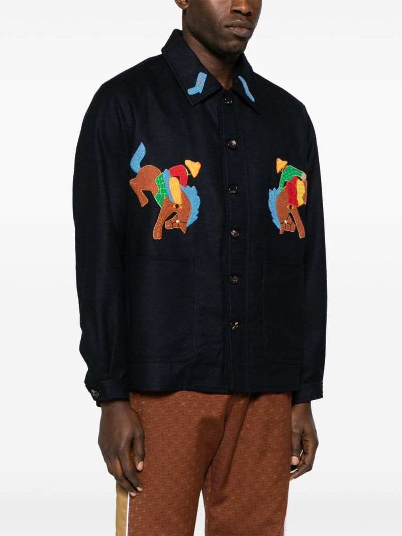 Blue Rodeo Franck Wool Shirt Jacket