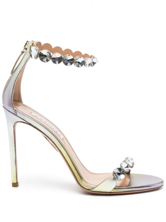 Blue Maxi-tequila 105 Leather Sandals