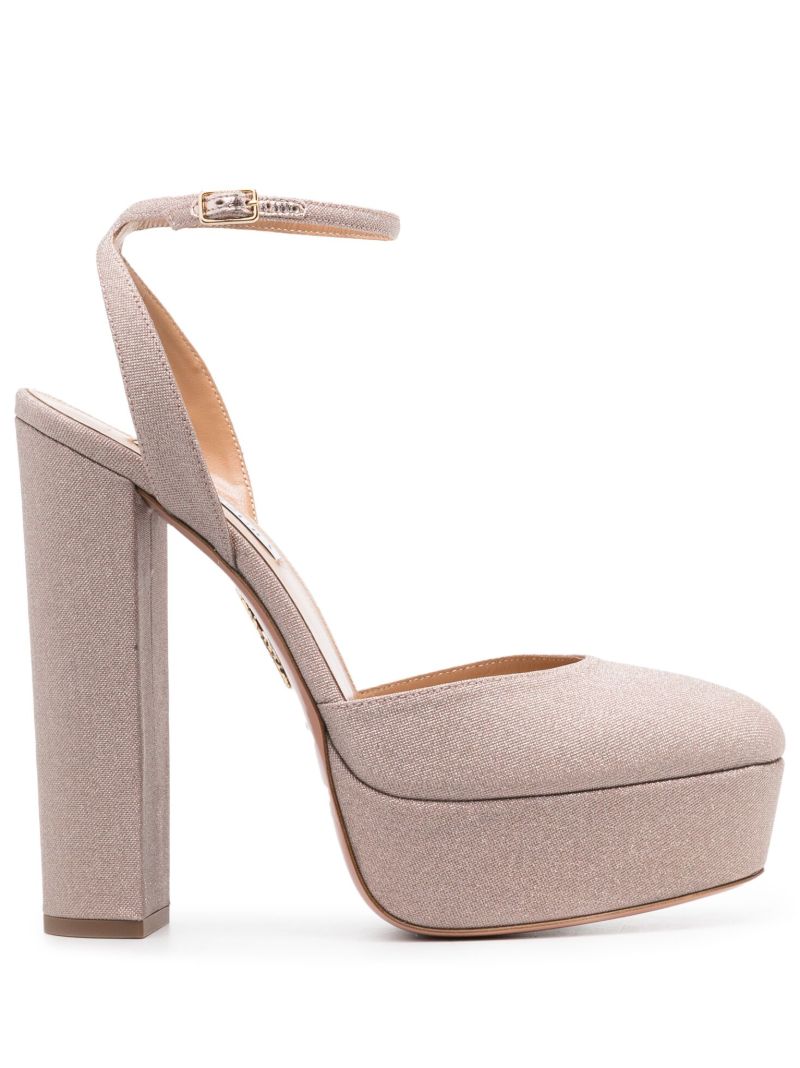 Pink So High Plateau 140 Platform Pumps