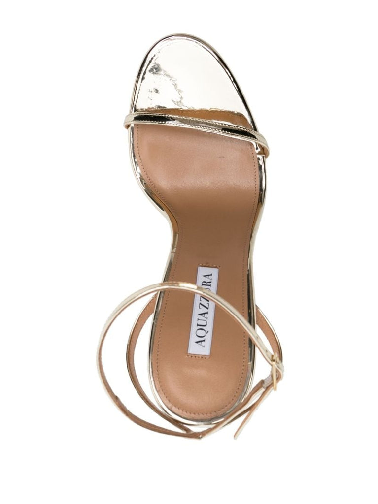 Gold Olie 105 Metallic Leather Sandals