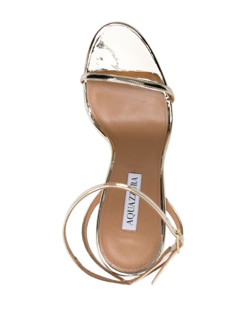 Gold Olie 105 Metallic Leather Sandals