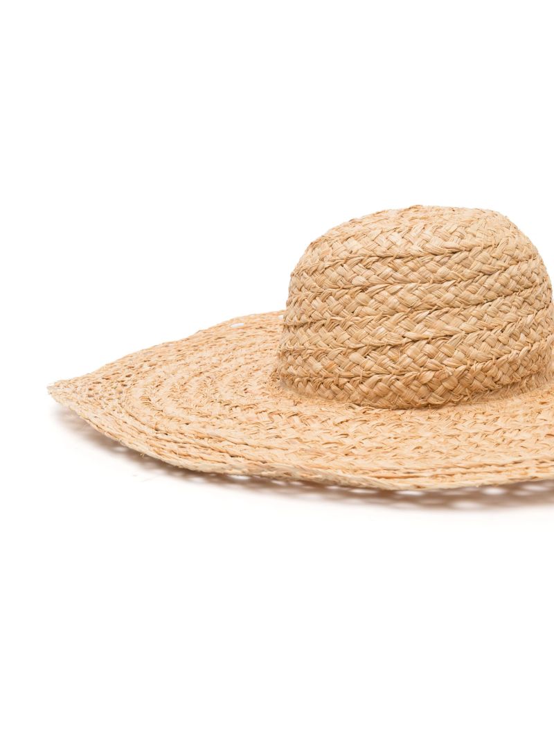 Neutral Mary Jane Raffia Sun Hat
