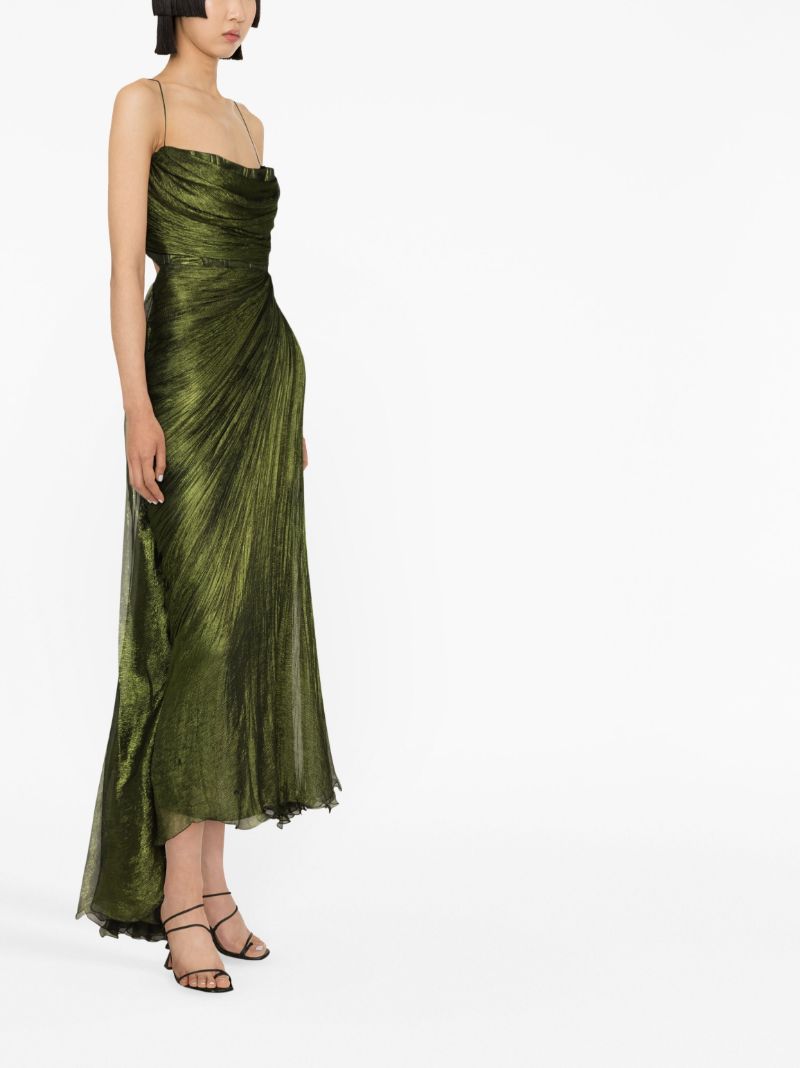 Green Regina Silk Gown