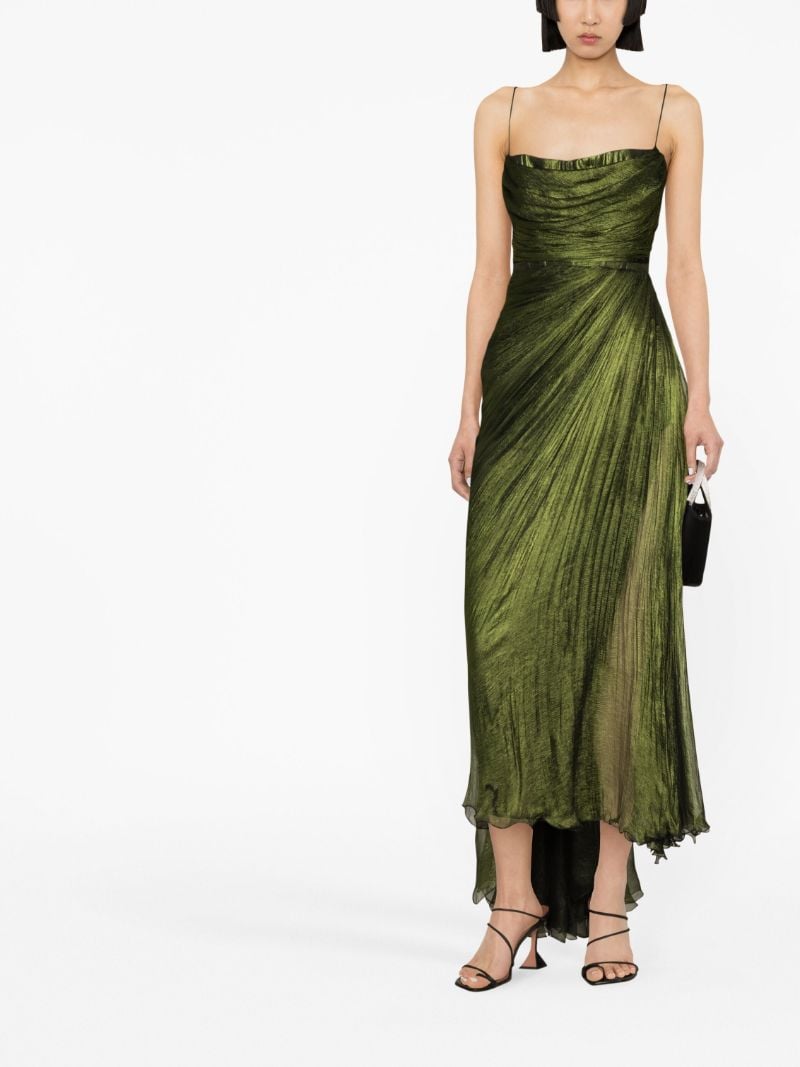 Green Regina Silk Gown