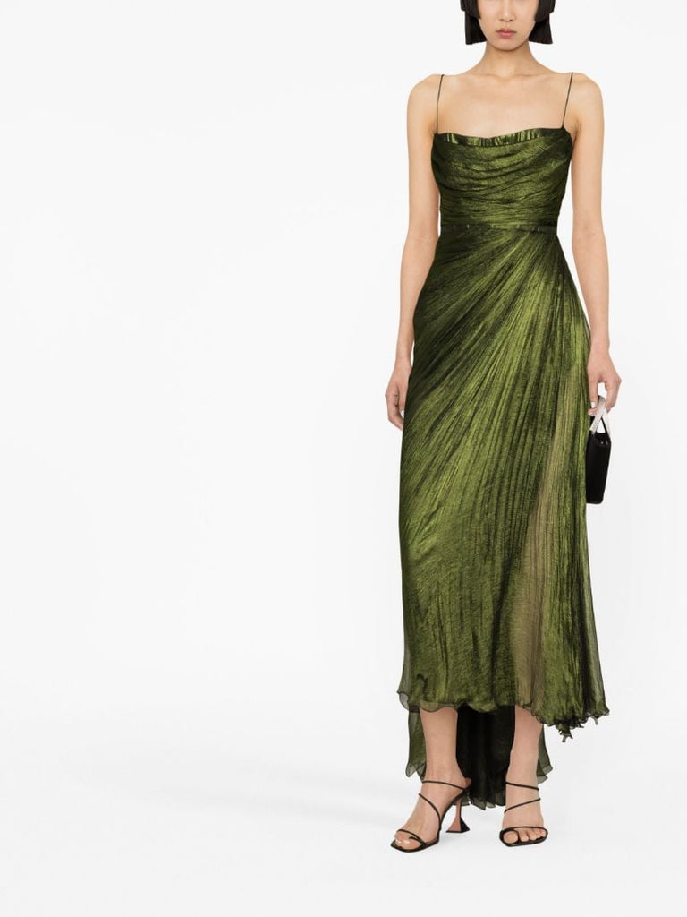 Green Regina Silk Gown