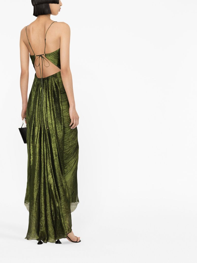 Green Regina Silk Gown